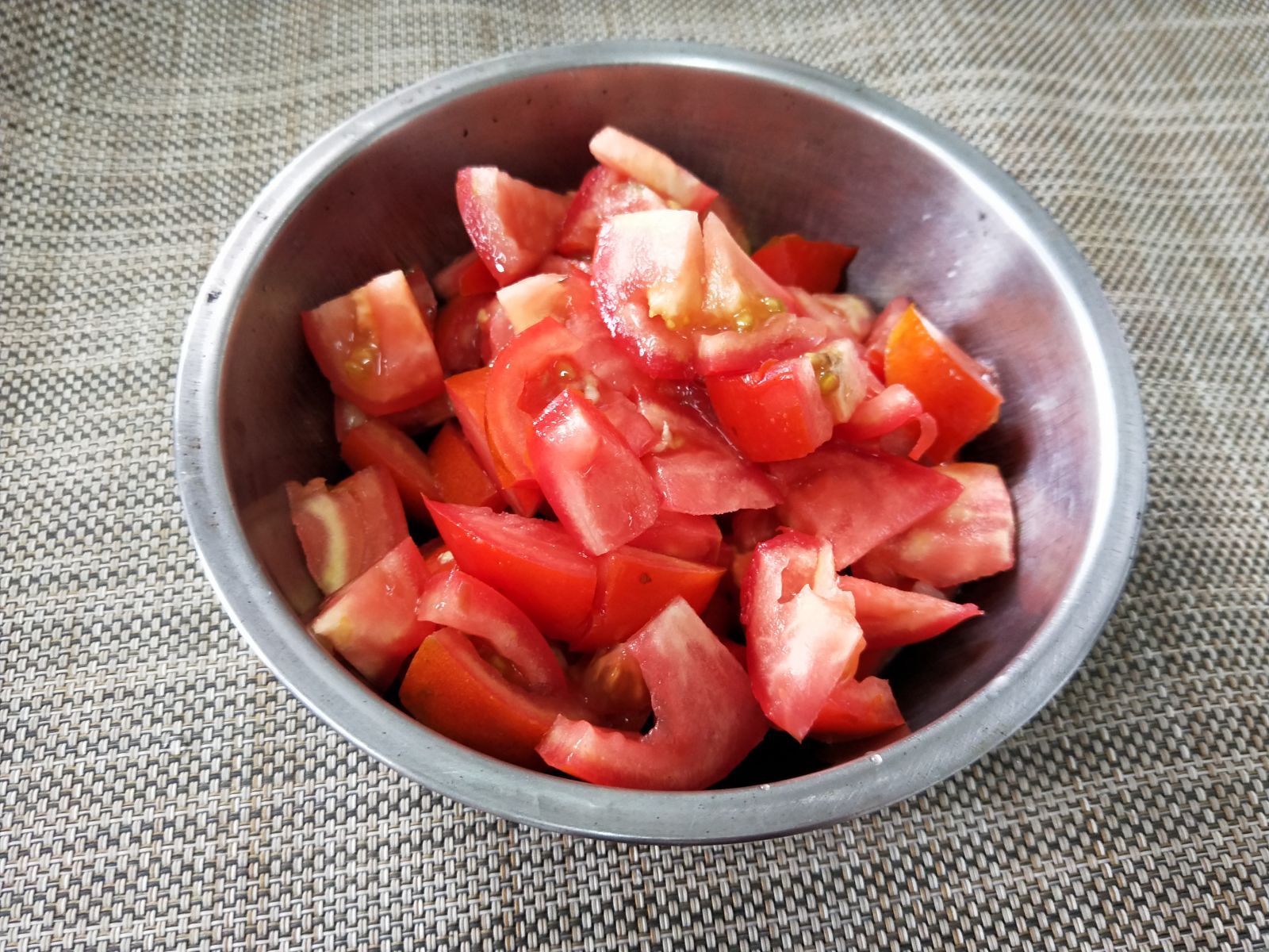 番茄切塊