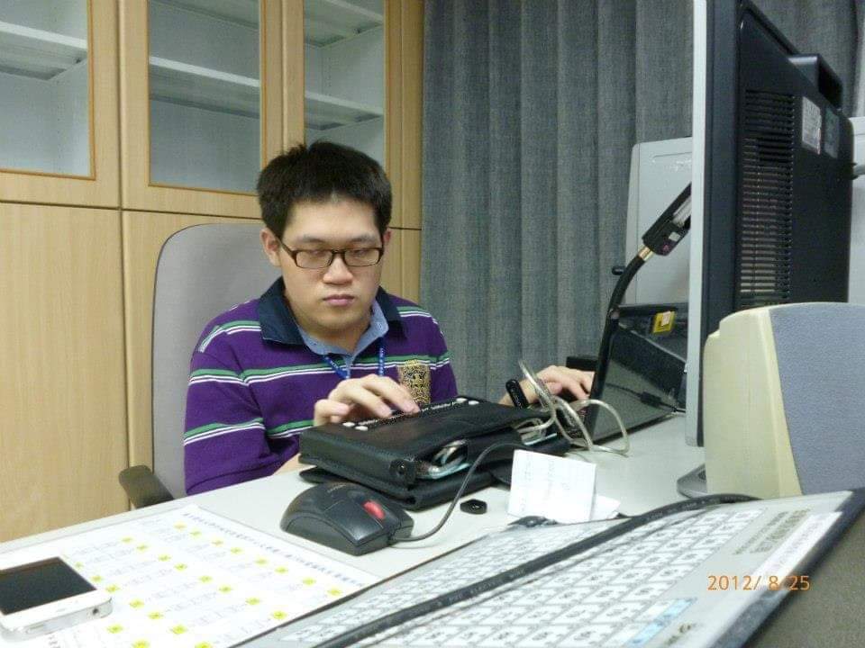 博丞擔任2012年NEW點字樂譜研習營的講師