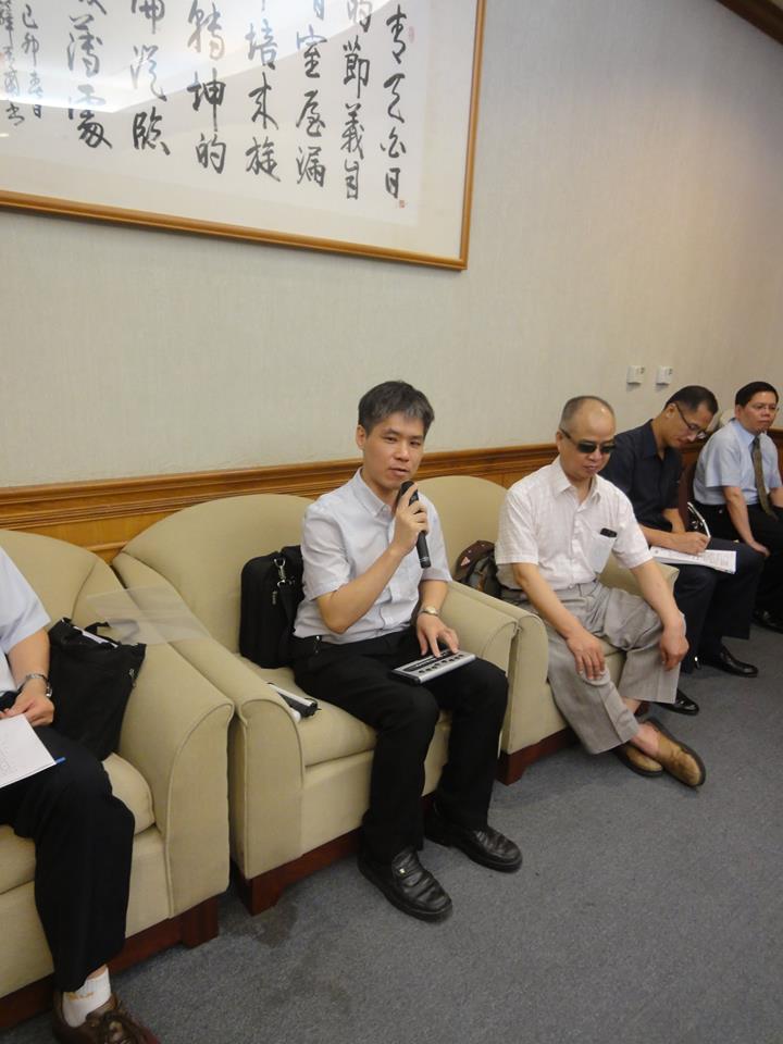 圖二：楊聖弘任職無障礙科技發展協會秘書長期間，參與多項視障推廣事務。