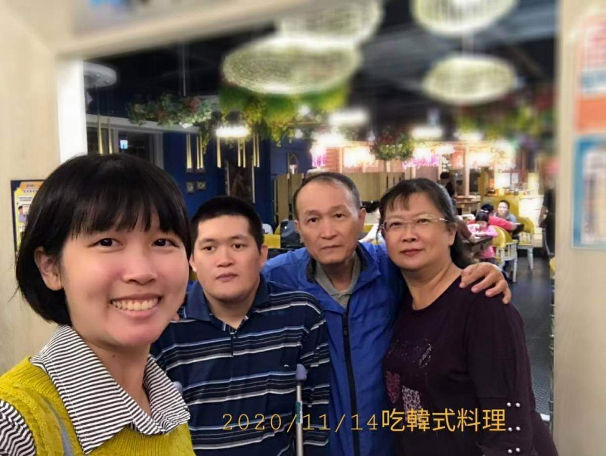 家人是博丞的精神支柱