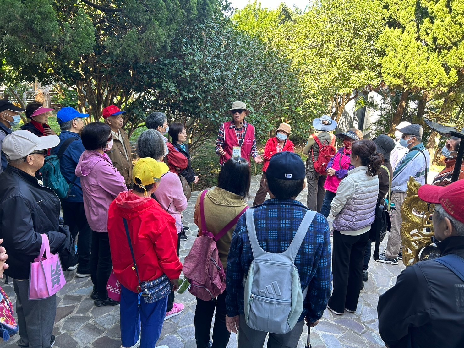 北投一帶都可以看到陳裕順導覽的身影。